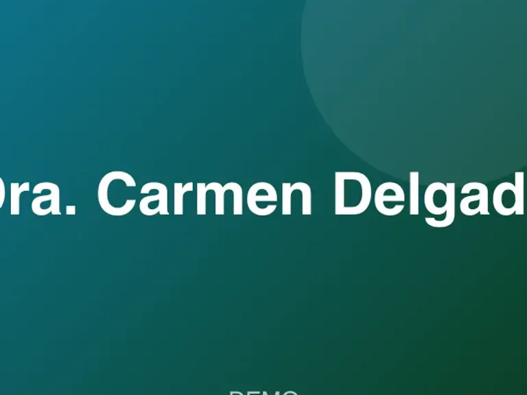 DEMO Dra. Carmen Delgado