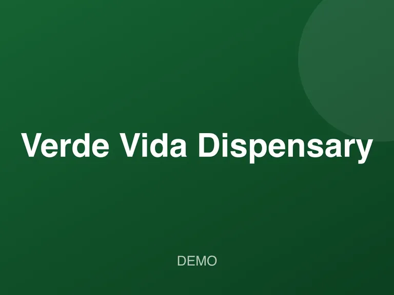 DEMO Verde Vida Dispensary